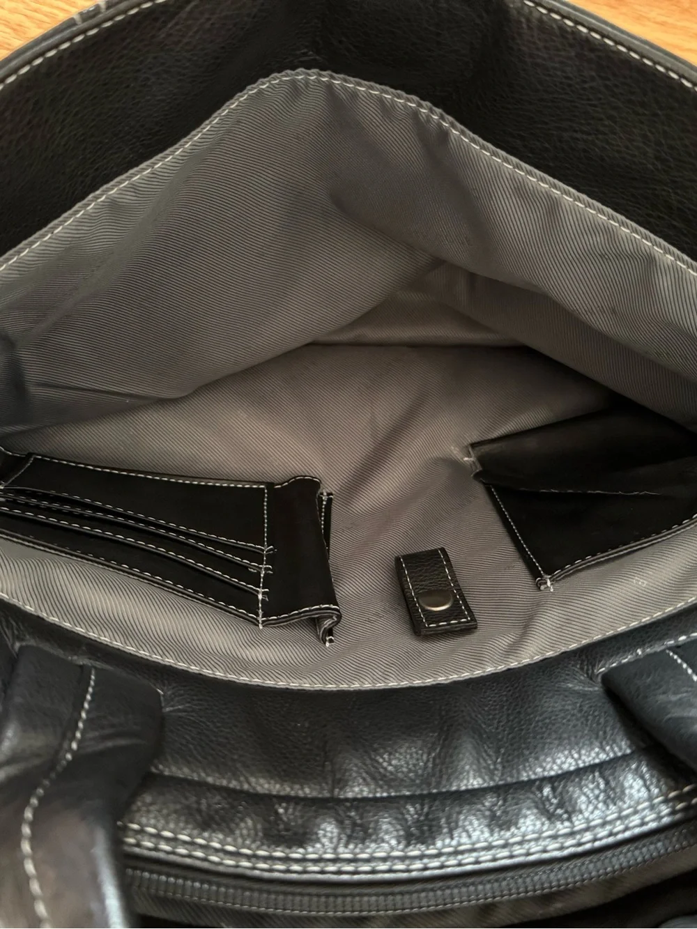 Mens Kenneth Cole Crossbody Leather Messenger Bag